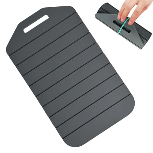 Tuxxjzm Tabla de cortar plegable, tabla de cortar de cocina reutilizable, suministros de cocina antideslizantes, accesorios de camping ligeros para preparación de carne, cocina de caravana