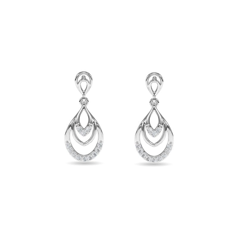 Kisna White 18K SI Diamond Gold Earrings for Women - Sydney (B09MD3MW6Z) Amazon Price History, Amazon Price Tracker