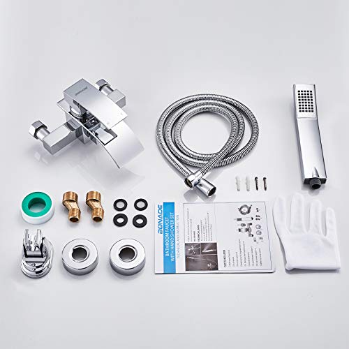 WOOHSE miscelatore per vasca con doccetta a