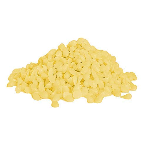 Beeswax Pellets Yellow White Pastilles Cosmetic Grade Candles Chapstick Beeswax Pellets Yellow50G Strong and durable