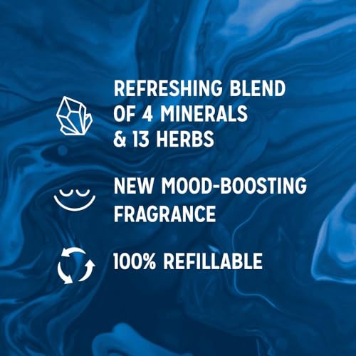 Radox Mineral Therapy 2-in-1 Shower Gel & Shampoo Refill Pouch Feel Awake with Nature Inspired Fragrance Body Wash Refill for Men and Women Blended with Sea Minerals & Fennel 500ml, 5 Pack - Image 3