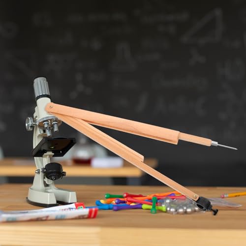 Compás de dibujo técnico de madera beige de la marca SOLUSTRE para mediciones 7