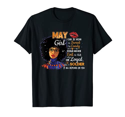 May Girl Taurus Gemini Women Birthday Month Camiseta