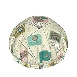 Hochwertiges Material: Aus Polyester und EVA-Gewebe, diese schöne Duschhaube ist umweltfreundlich, hautfreundlich und super atmungsaktiv. Sie ist sehr angenehm zu tragen. Größe (ca. Durchmesser: ca. 27 cm.