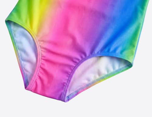 Image of Girls Swimsuits One-Piece Bathing Suits Multicolor Kids Sport Summer Beach Swimwear for 2-10 Years Old