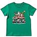 Personalized Handmade Christmas Kids Santa Monster Truck Shirt, Festive Holiday Tee, Cute Santa Claus Youth Gift Top,Holiday Truck Shirt for Kids