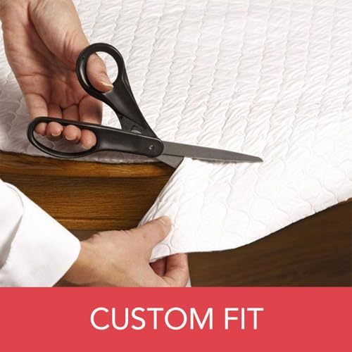 image for LAMINET - Deluxe Cushioned Heavy-Duty Quilted Table Pad Protector for 