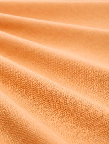 Tom Tailor Herren 1039811 Strickpullover mit V-Ausschnitt, 40135 - Soft Orange Melange, XS – Ansicht 7