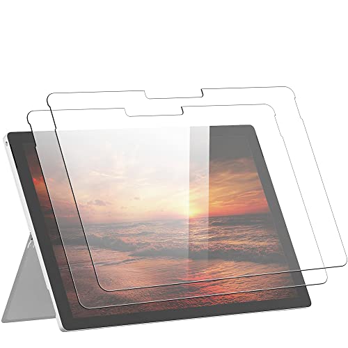 新登場 Surface Pro 7 + /Surface Pro 7 用の ガラスフィルム サーフェス プロ 7 + / 7 Plus /6 / 5 / 4 12.3型ワイド 耐衝撃 反射低減 強化ガラス HD高透過率 傷に強い 耐指紋 硬度9H 指紋防止 旭硝子 Surface Pro 7 用の