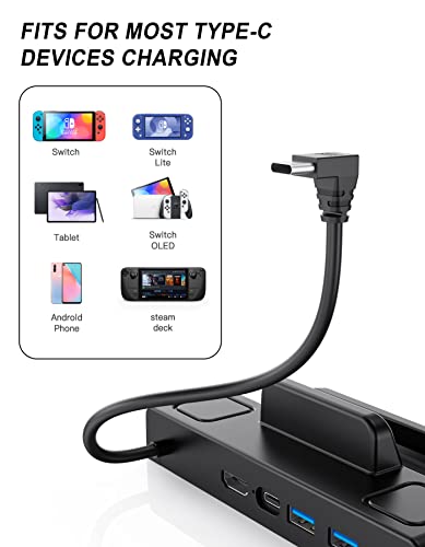 Benazcap-Docking-Station-per-Steam-Deck-4K-HDMI-65W-Power-Delivery-3-Porte-dati-USB-A-5Gbps-Compatibile-con-Console-Steam-Deck-Nintendo-Switch-Tablet-e-Smartphone