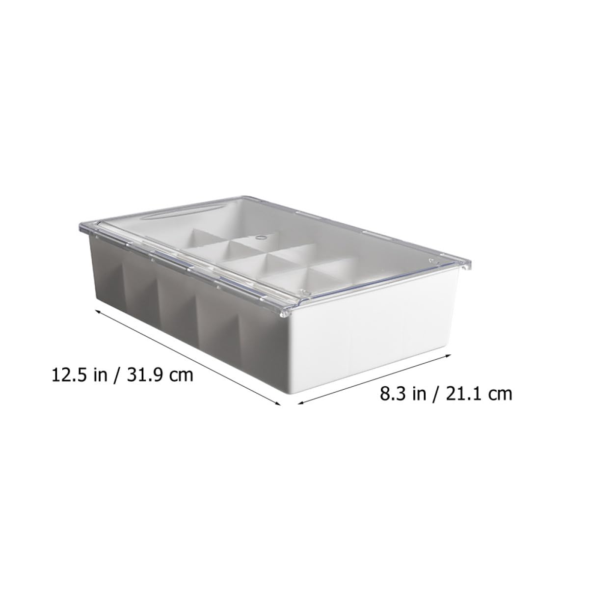 Organizzatore di Calzini per Cassetti in Plastica, Scatola Portaoggetti per Armadio Scomparti, Contenitore Salvaspazio per Guardaroba e Camera da Letto