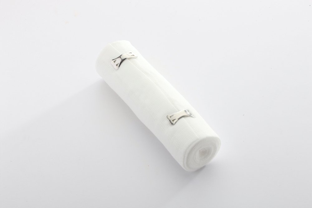 MediChoice Clip Closure Compression Bandage, Non-Sterile, 6 Inch x 5 Yards, 1314REB2026 (Box of 10)