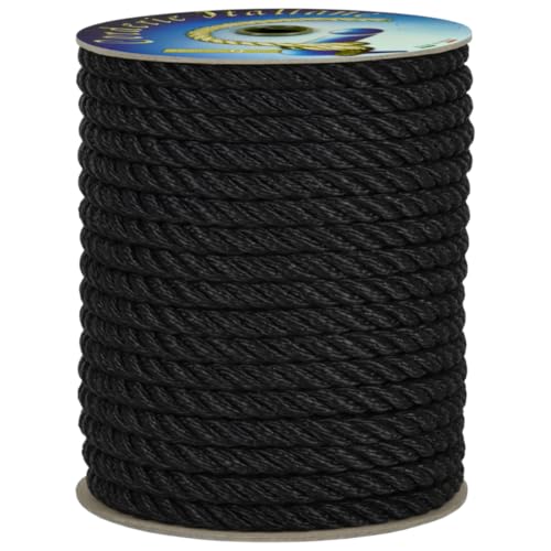 Corderie Italiane 6004196 - Hawser 00, 10 Mm-30 M, Negro