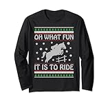 Photo Gallery cavalli cavaliere natale ugly christmas donna uomo maglia a manica Photo Gallery cavalli cavaliere natale ugly christmas donna uomo maglia a manica