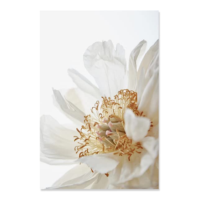 Modern Gold Love Leaves Floral Nature Abstract Artwork Posters Pintura en lienzo Arte de la pared...