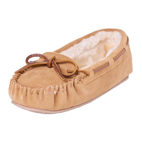 Minnetonka Women's Cally Slipper,Cinnamon,8 M US