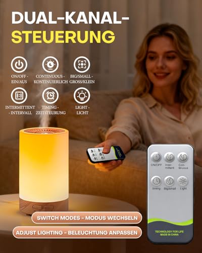 Diffuseur d'arômes avec lumière LED idéal pour offrir en cadeau - 6