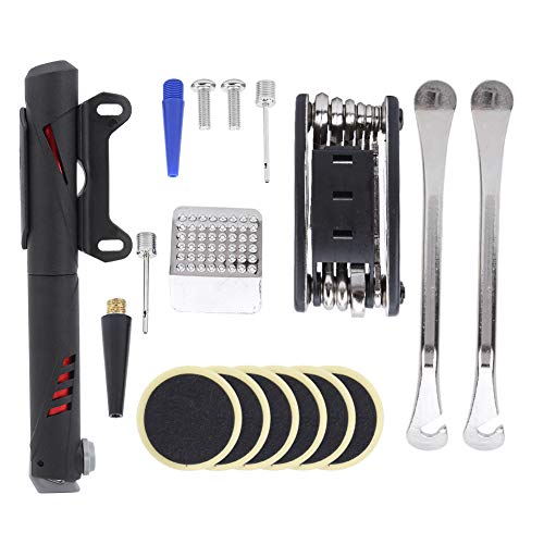 Bomba de bicicleta, ferramenta de reparo de bicicleta de 20,5 cm, para argolas de natação Voleibol F