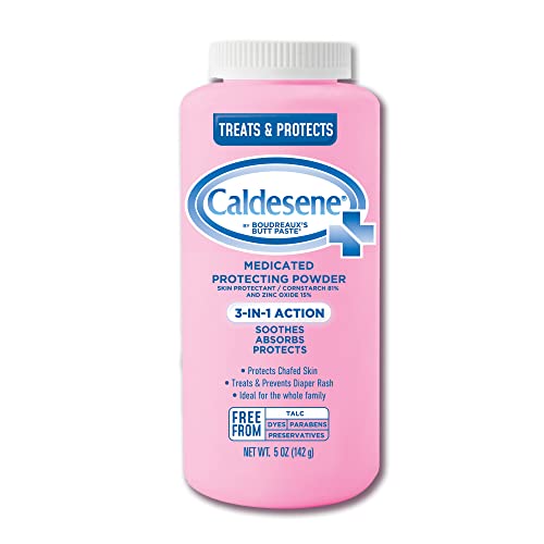 Image of Caldesene Medicated Protecting Body Powder with Zinc Oxide and Cornstarch, Talc Free, 5 Oz