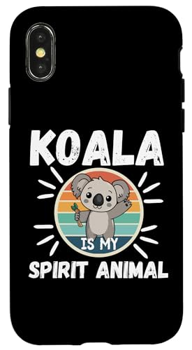 Koala Is My Spirit �A�j�}�� �J���C�C ���� �ʔ��� �R�A�� �X�}�z�P�[�X iPhone X/XS �p