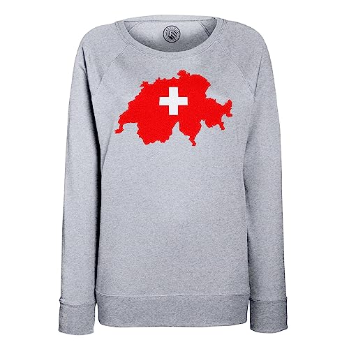 Sweat Suisse Football pour Femme - Pull Idéal Jour de Match et Sorties Sportives