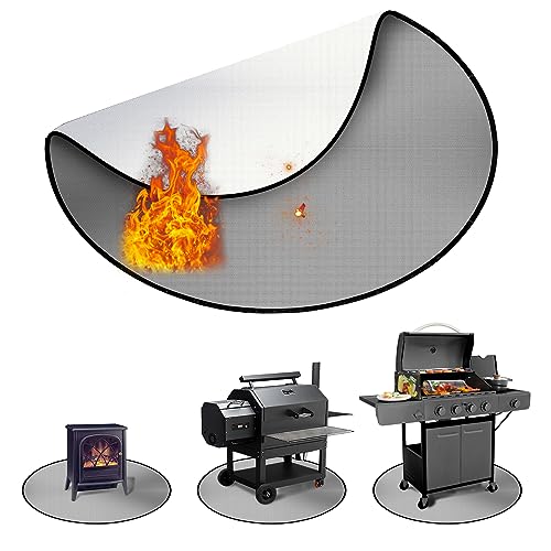 UBeesize 38' Grill Mat for Outdoor Grill, 3in1 Under...