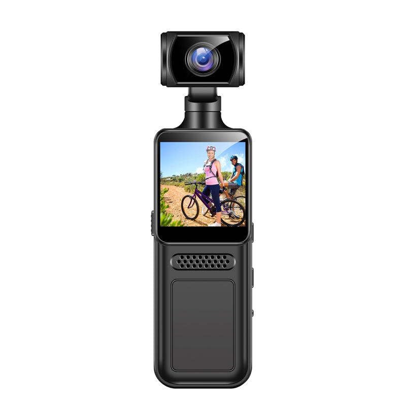 Image of QAWACHH Portable HD Body-Worn Camera for Outdoor Sports for Bike Action Adventures Cross-Border Travel Handheld for Clear Video (4G Sim Card Supported)