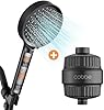 Cobbe Hard Water Filter Shower Head And Hose With 20 Stage