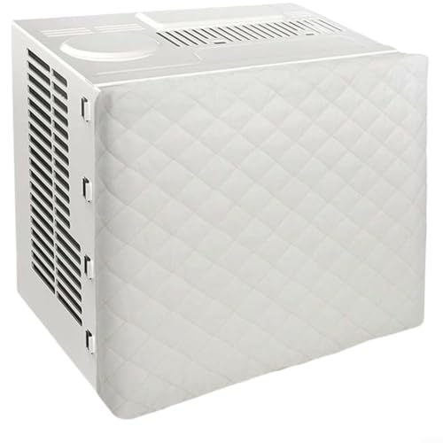 Opatiny Cubierta de poliéster para aire acondicionado para unidades interiores para evitar la acumulación de polvo y mejorar la retención de calor (43 x 35 x 9 cm)