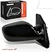 A-Premium Right Passenger Side Power Door Mirror - Compatible with Toyota Corolla 2003 2004 2005 2006 2007 2008 - Non-Heated Non-Folding Black Outside Rear View Mirror - Replace# 8791002380