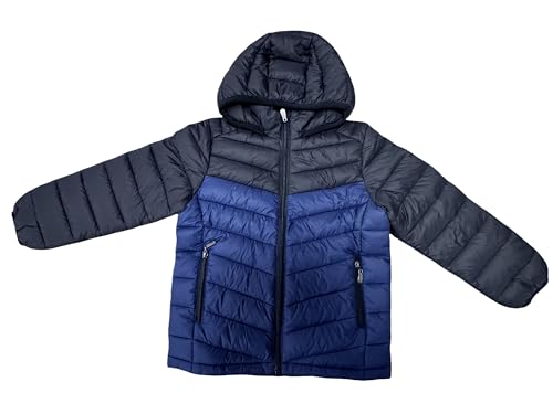 Image of Boys Girls Toddlers Lightweight Hooded Puffer Jacket Kids Winter Coat Warm Comfy Outerwear