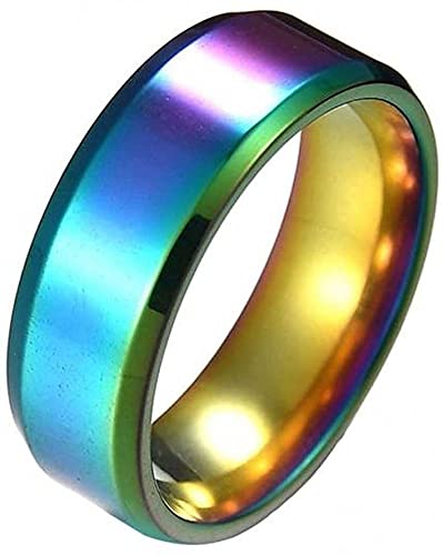 MEENAZ Stainless Steel Metal Stylish adjustable size proposal Couple band thumb Silver Platinum Blue Titanium Steel Finger Ring for Men Mens Boys Boyfriend MEN RINGS-AM05_17