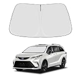 Proadsy Custom Fit Car Windshield Sun Shade for 2021-2026 Toyota Sienna