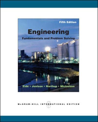 Engineering Fundamentals & Problem Solving. Arvid R. Eide ... [Et Al ...