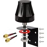 Bingfu 4G LTE Antenna Outdoor SMA Aerial MIMO Antenna Fixed Bracket Wall Mount Waterproof Aerial for 4G LTE Wireless CPE Router Hotspot IoT Gateway Industrial Terminal Server Security Camera