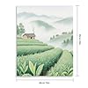 TESBNDDJ Tea Plantation in The Mountains Paint by Numbers Kit for Adults Beginners Adult Paint by Number Kits on Canvas DIY Acrylic Oil Paints Paintwork with Paintbrushes for Gift Home Wall Decor #1