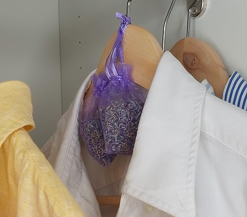 Lavendelsäckchen Quertee 22x mit Lavendelblüten für Mottenschutz und Entspannung