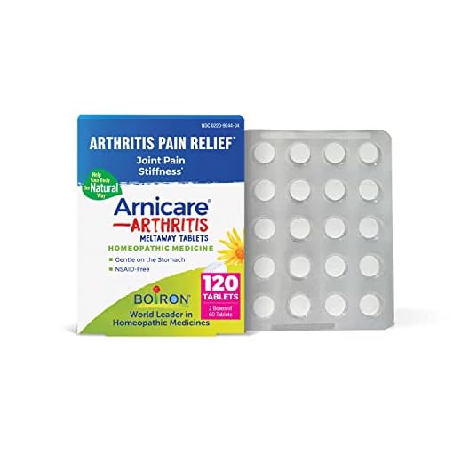 Boiron Arnicare Arthritis Tablets for Arthritis Pain Relief, Joint Soreness, and Rheumatic Pain - 120 Tablets (2 Pack of 60)