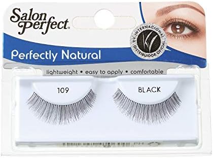 Salon Perfect Perfectly Natural Eyelashes, 109 Black, 1 pr