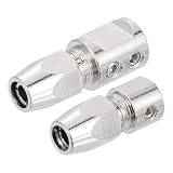 QUARKZMAN Pack Of 2 Flex Collet Coupler CNC Accouplement Flexible Positive...