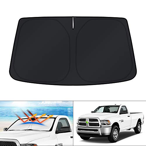 KUST Windshield Sun Shade for 2010-2025 2026 Dodge RAM 2500 3500 Accessories Custom Fit Sunshade...