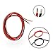 Bryne 8 Gauge Ultra Flexible Silicone Wire 20 Ft [10 Ft Red and 10 Ft Black],1650 Strands 0.08mm of Tinned Copper,High and Low Temperature Resistance -60~200 Degree C (8 AWG, Red&Black)