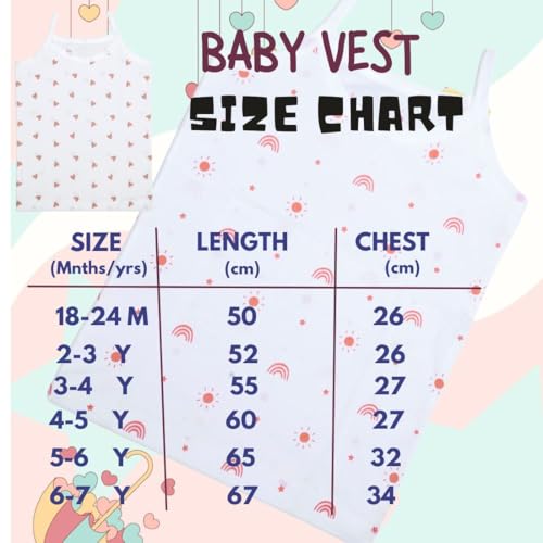 Image of REVOLTEK Printed Vest baniyan Cotton Inner wear for Baby wear Sleeveless Undershirts for Kids Sando ganji Tank-Tops Toddler Girls /Boys Colors Pack of 6