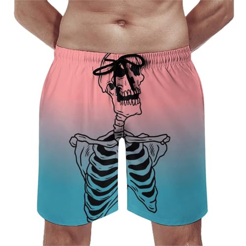 Short de bain homme crâne vintage idéal pour vos journées de plage et piscine