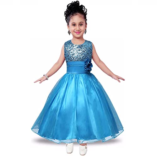 Image of Ripening Kids Sequined Ball-Gown for Your Little Princess's Birthday Celebration Girls' Dresses