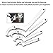 Vmotor Chrome Vanadium Adjustable C Spanner Hook Wrench Tool - 4 1/2