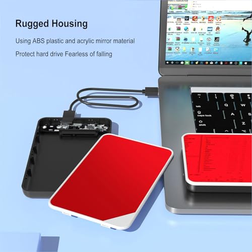 Caja externa para disco 2.5" USB 3.0 a SATA III tool-free miniatura 3