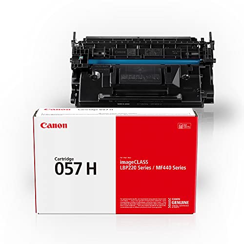 Canon Genuine High Yield Toner Cartridge 057H Black