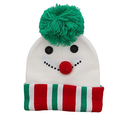 Motique Accessories Knit Winter Christmas Beanie Hat for Kids