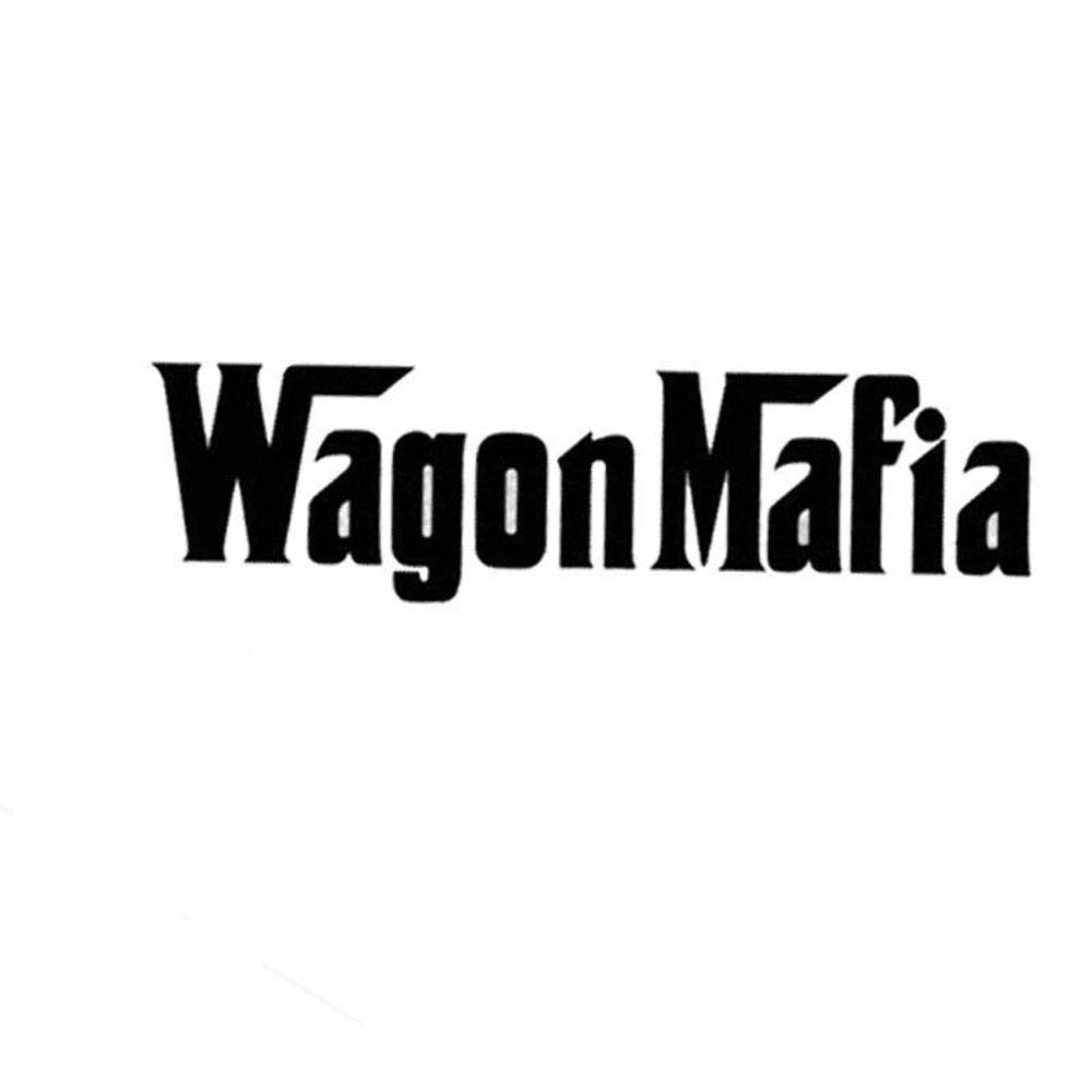 Handmade By Stukk Black Stukk Stickers Wagon Mafia Tough Man Style Cool Fun Stickers Decal Vinyl 15.2Cm X 4.1Cm